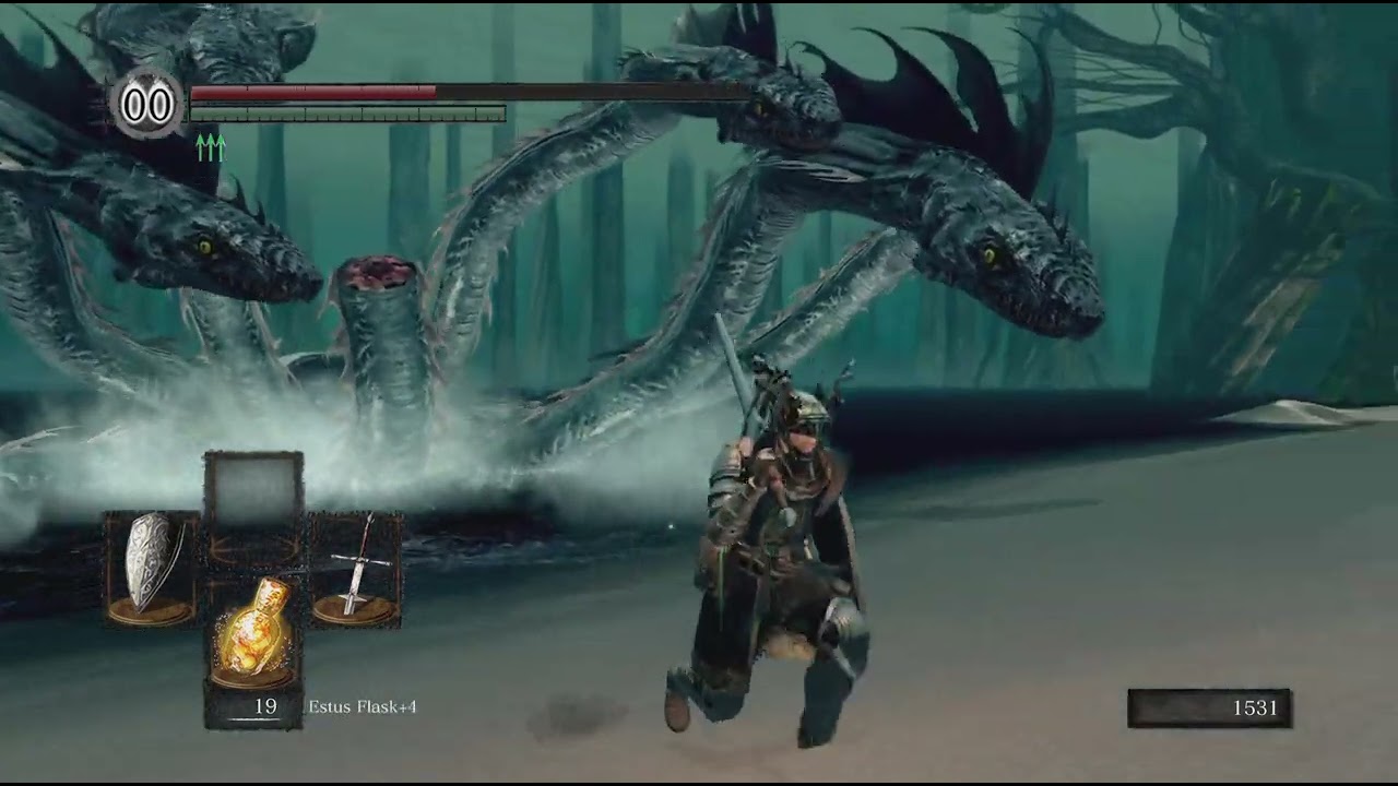 DARK SOULS Ash Lake Black Hydra