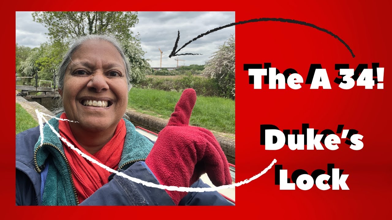 Duke's Lock to Jericho with the A34 in plain sight!