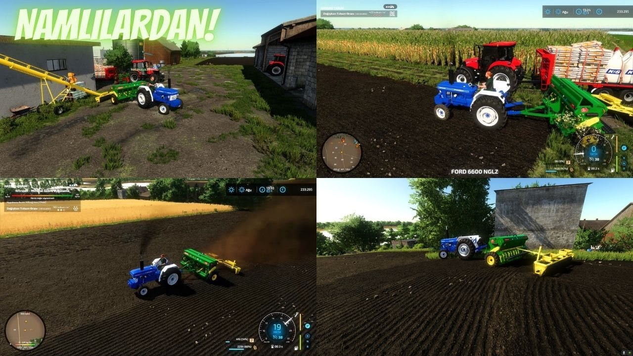 NAMLI FORD BUĞDAY EKİMİNDE!!! #keşfet #keşfetbeniöneçıkar #namli #ford6610  #türkmods #newholland