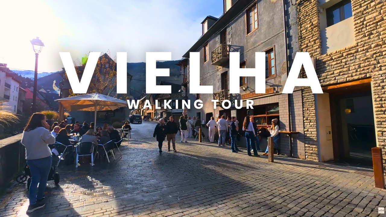 Vielha, Spain 🇪🇸 | 4K City Walk in the Heart of the Pyrenees
