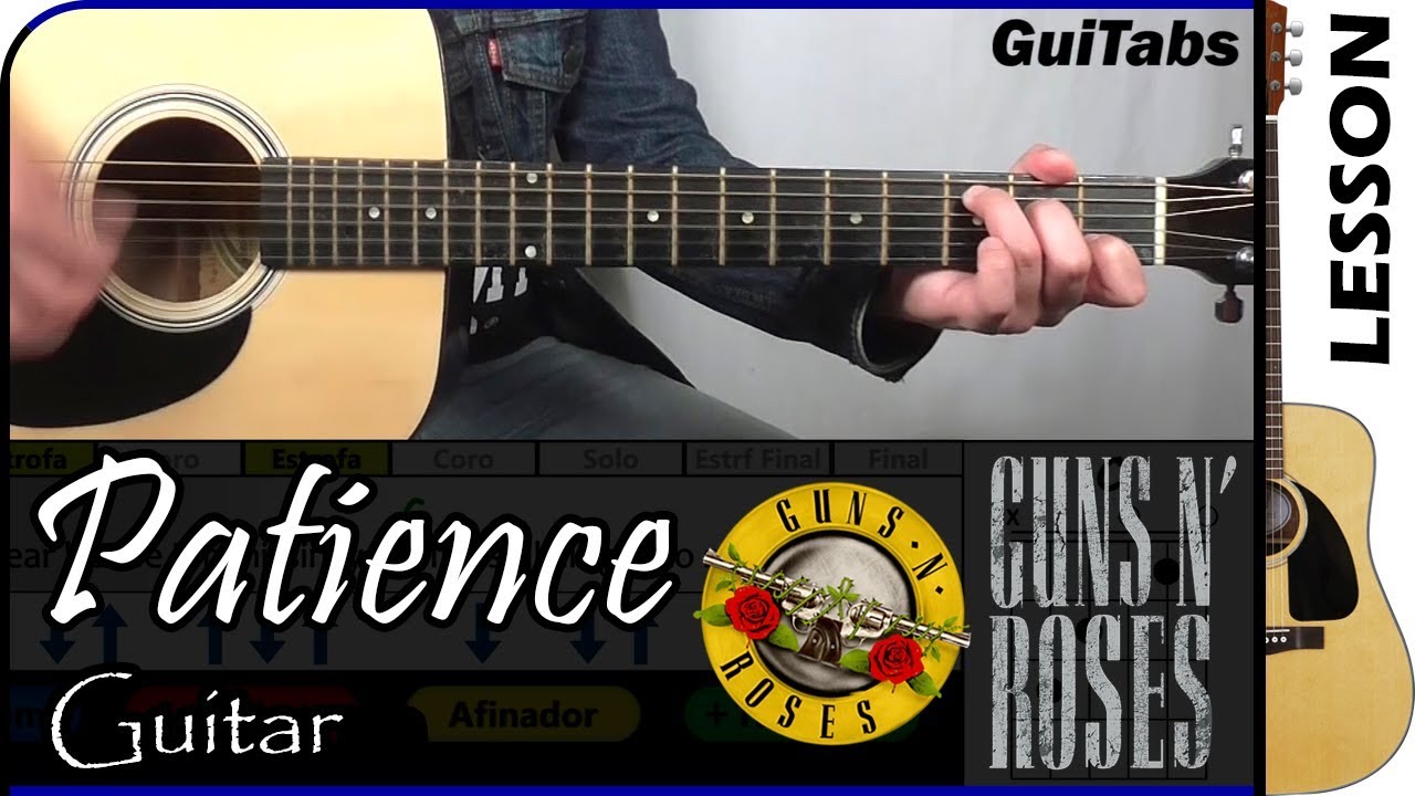 How to play PATIENCE - Guns N' Roses 🔫🌹 / GUITAR Lesson 🎸 / GuiTabs N°057