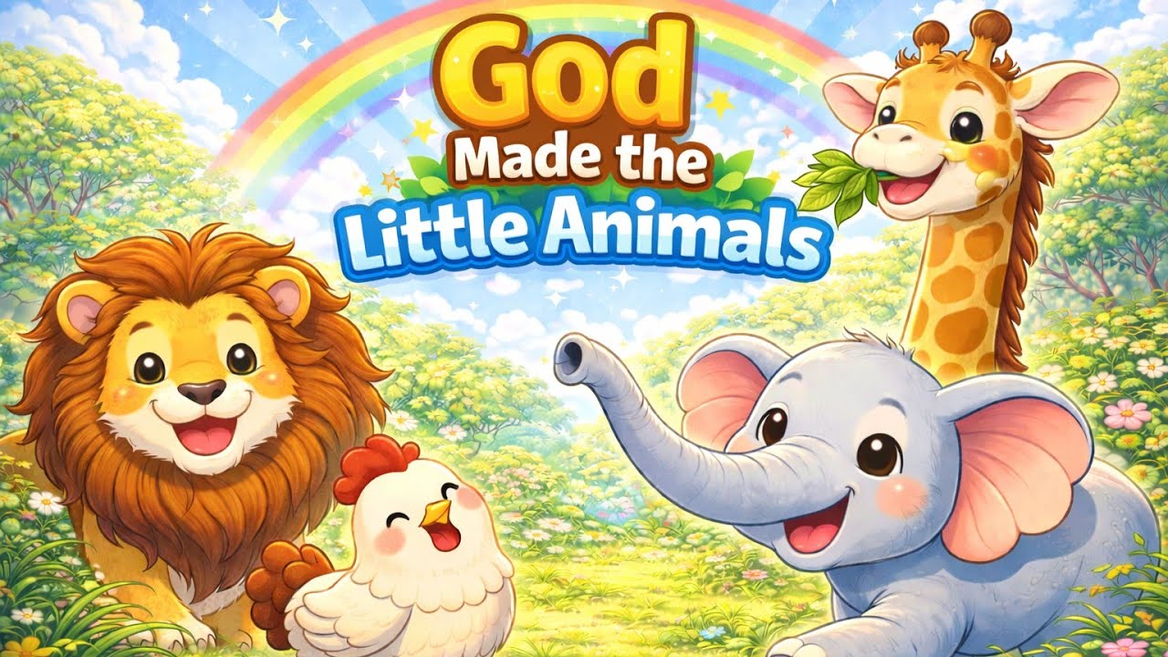 Jesus’ Little Friends | God Made the Little Animals | Christian Song for Kids