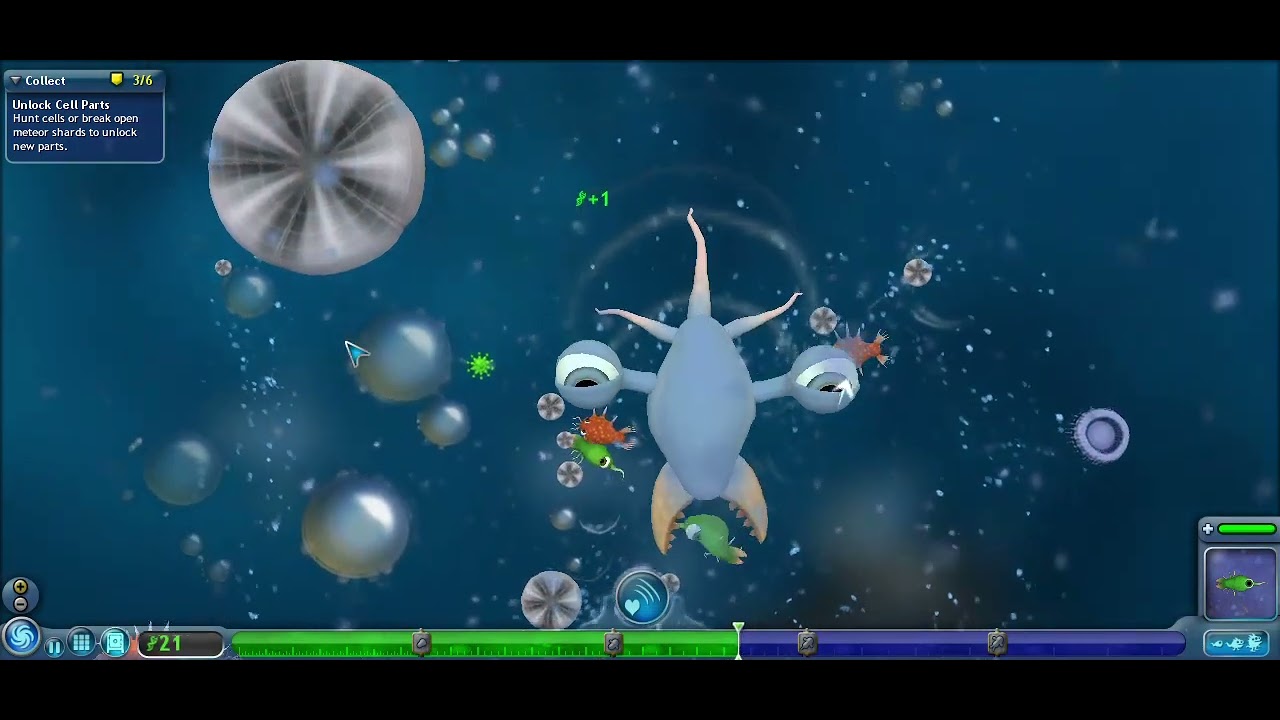 GETTING WARRIOR ARCHETYPE IN SPORE (pt: 1, cell stage)