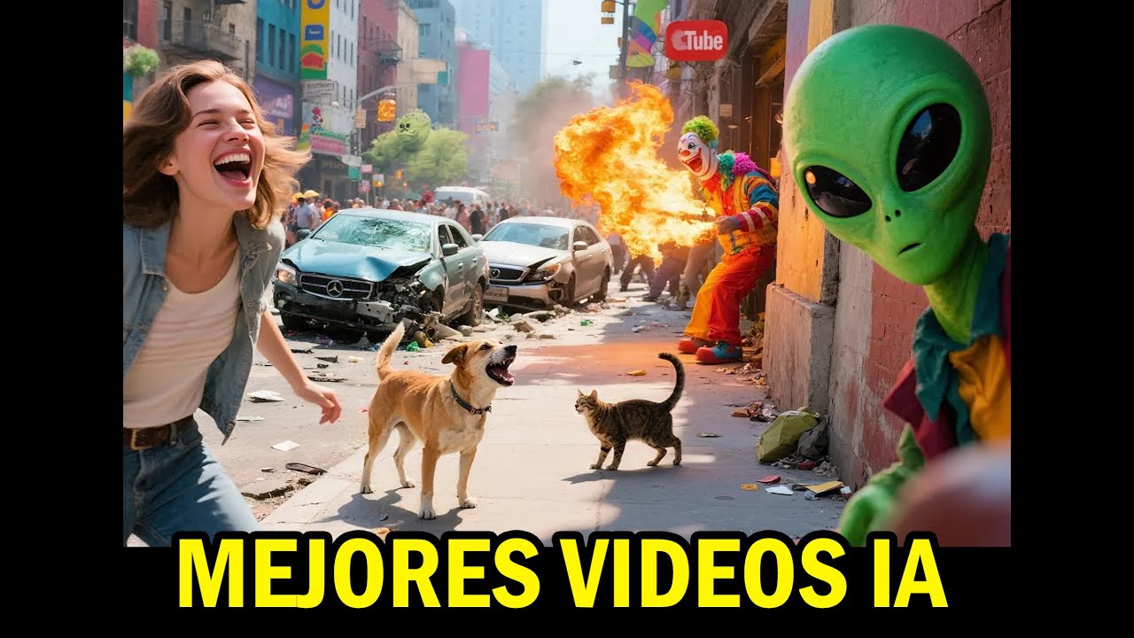 😂 Top CLIPS DIVERTIDOS: Si te ríes  pierdes 😂  Videos Virales IA  VO3  🤖