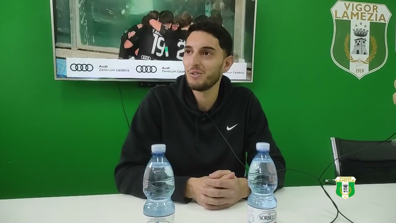 Giuseppe Maimone incontra la stampa alla vigilia di Vigor Lamezia Paternò