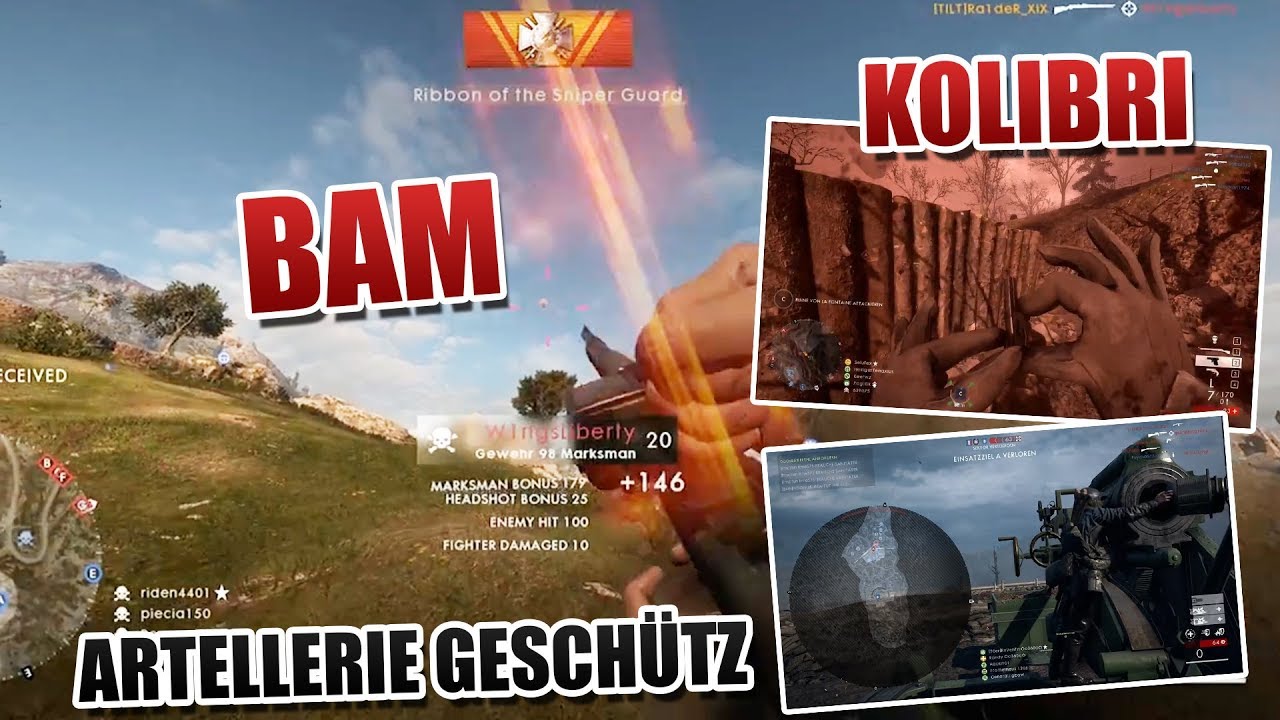 Stabiler Kolibri Headshot... Battlefield 1