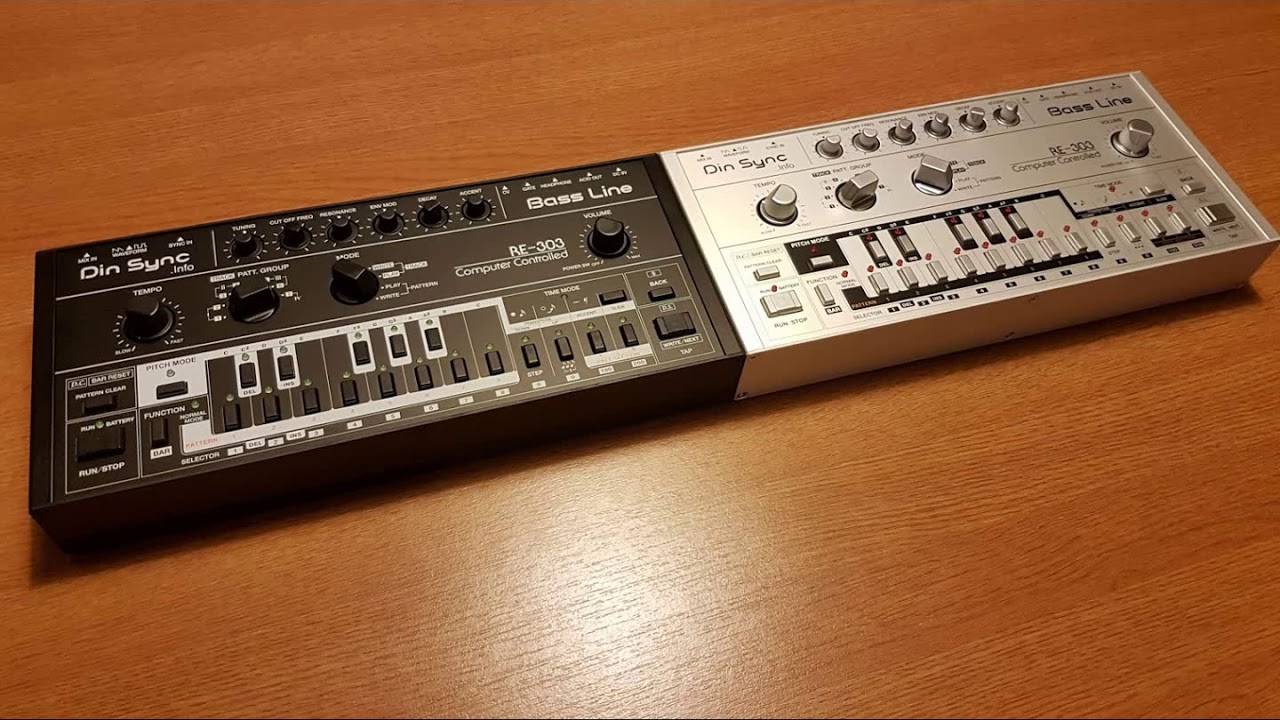TB-303 vs RE-303 A/B comparison