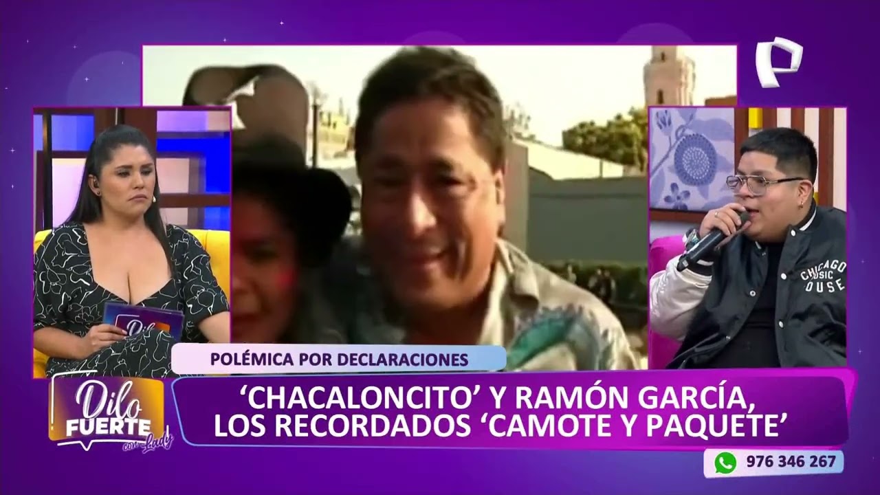 Chacaloncito sobre revelaciones de Ramón García: “Mi padre toda la vida nos inculco el arte”