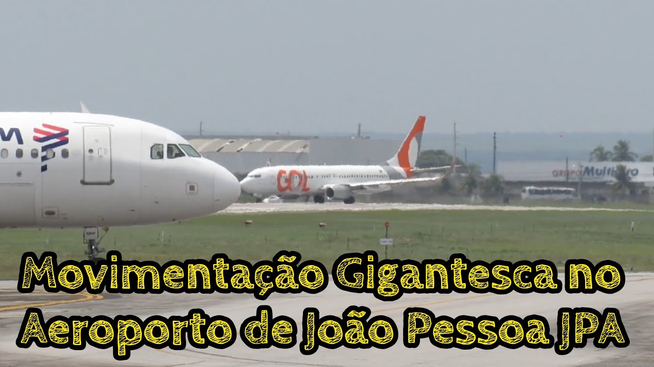 Movimentação Gigantesca no Aeroporto de João Pessoa JPA