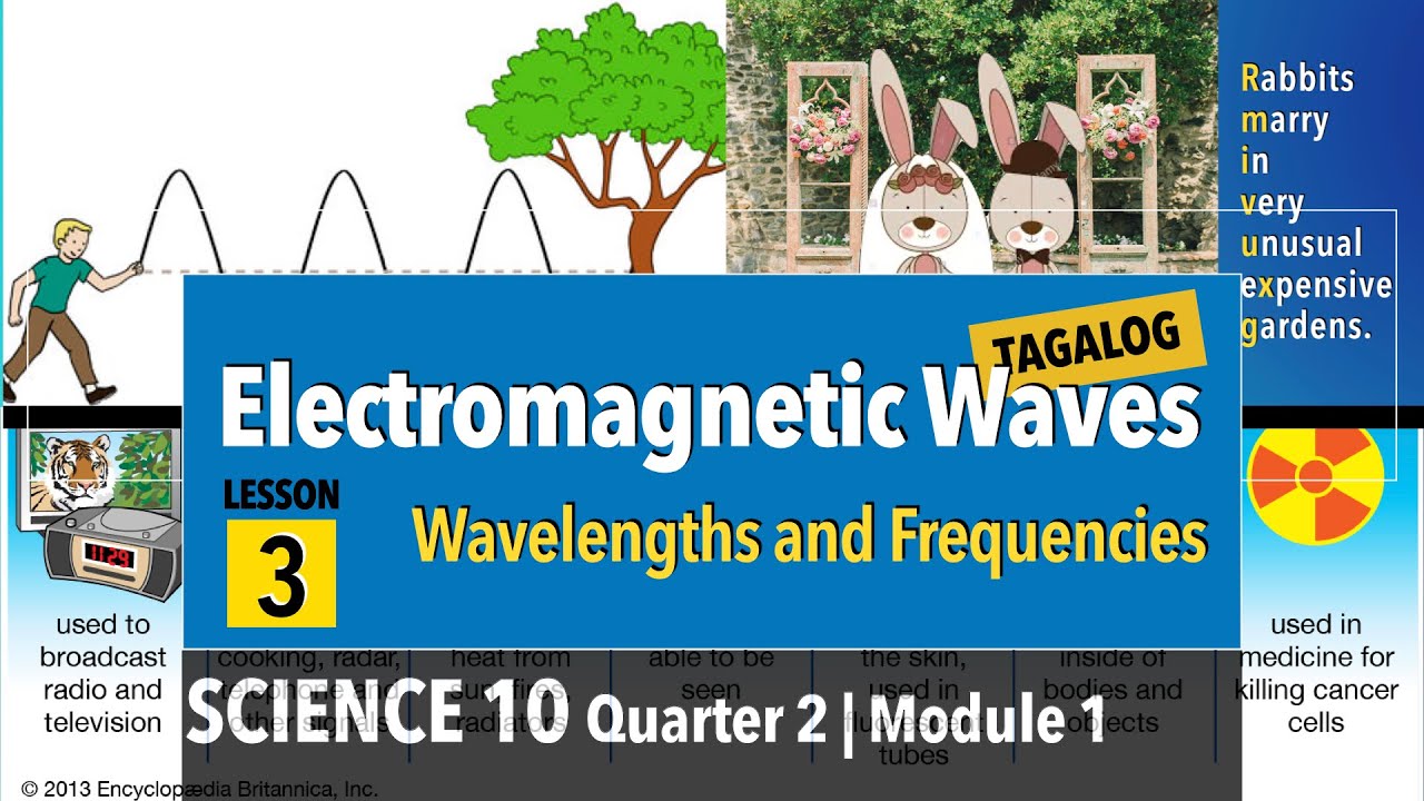WAVELENGTHS AND FREQUENCIES OF EM WAVES TAGALOG | GRADE 10 SCIENCE QUARTER 2 MODULE 1 LESSON 3