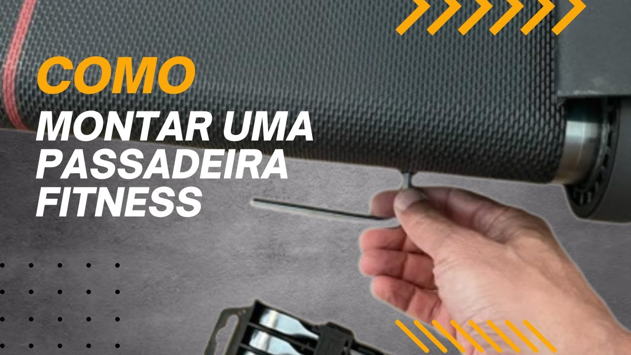 Como montar uma passadeira (esteira) fitness