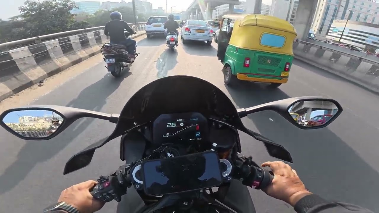 02Feb2026 - BMW S1K Bangalore Biker - Daily Ride - Office To CCD Harlur