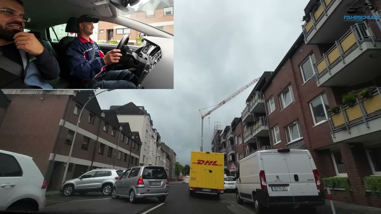 (114) die letzte Fahrstunde vor der Praktische Fahrprüfung ( Deutsch / Dari ) mit Ibrahim