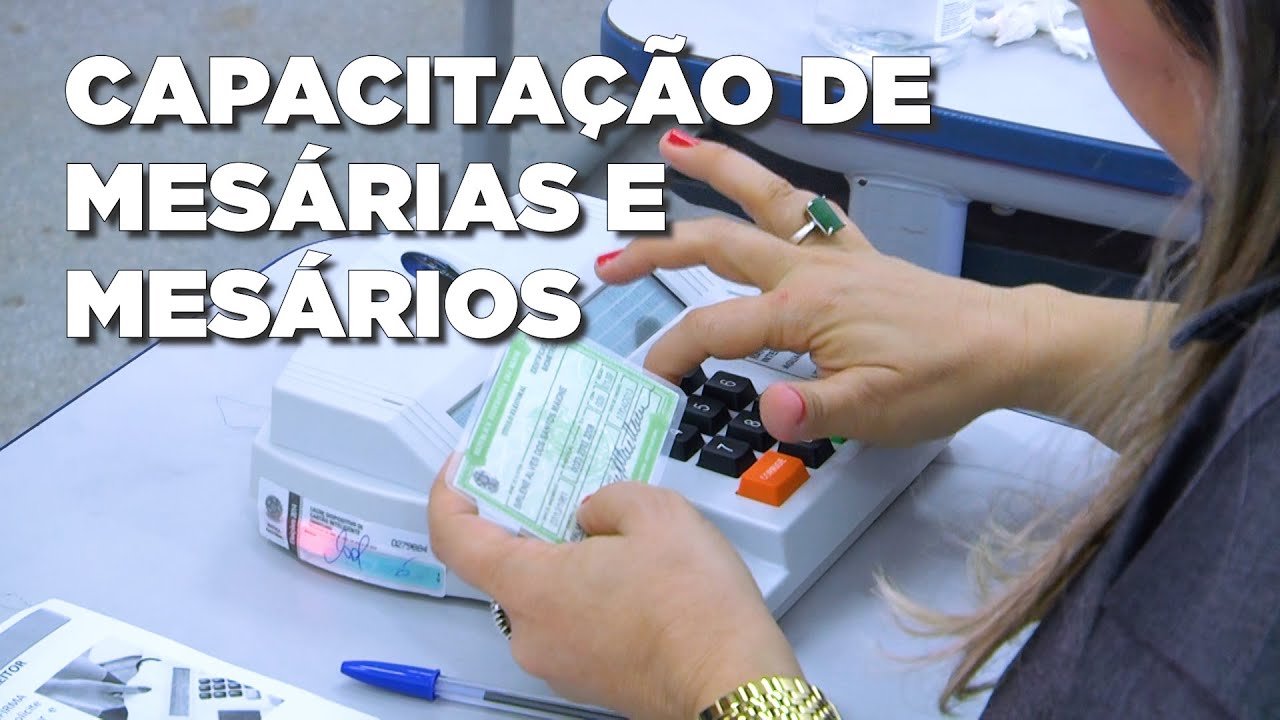 Todo treinamento para mesária e mesário é preparado muito antes das eleições