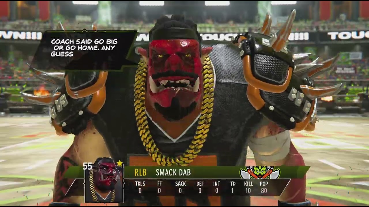 Mutant Football League 2 Game 062 New Yuck Tyrants vs Orcs Of Hazzard