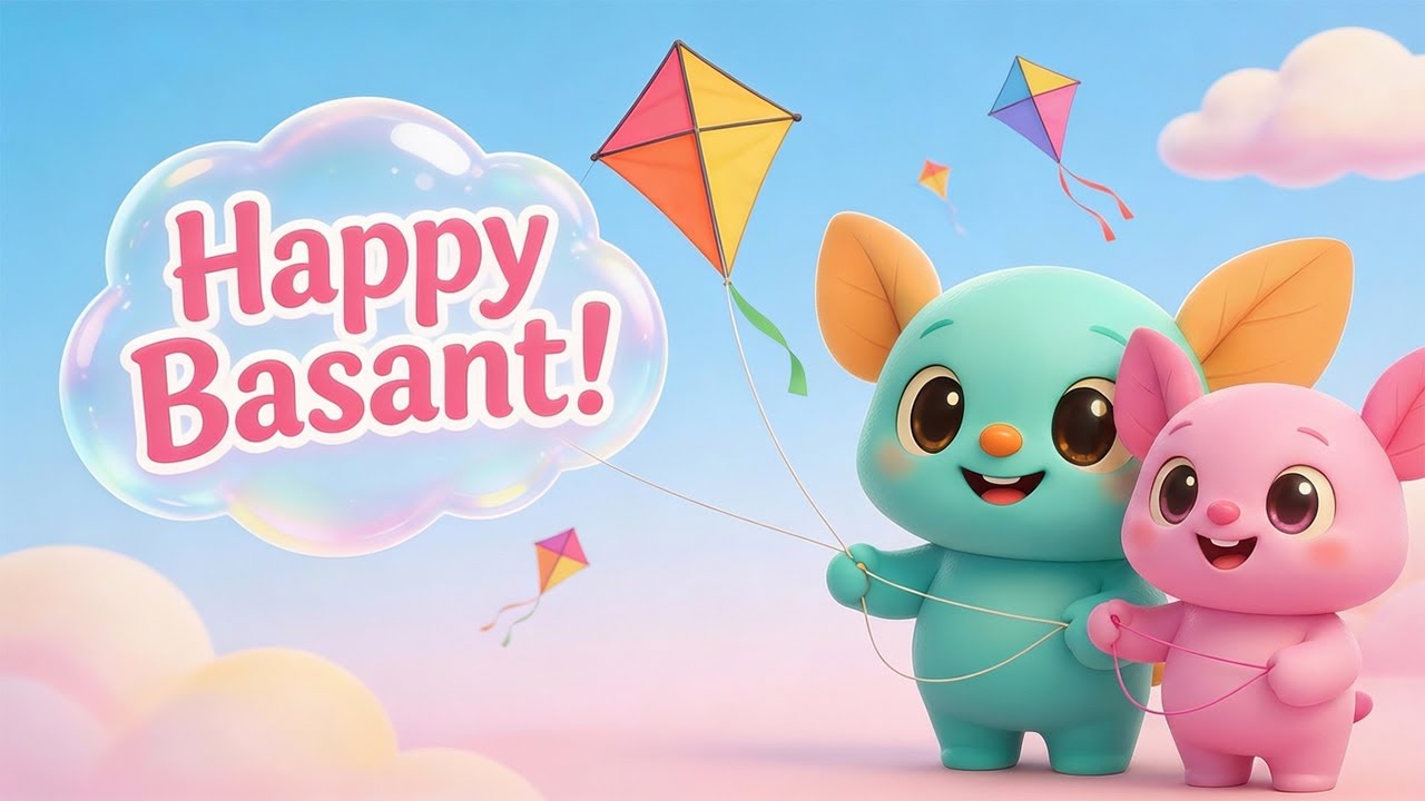 Basant Festival Song | Fly High Kites with Tivoo 🌈 | Tivoo