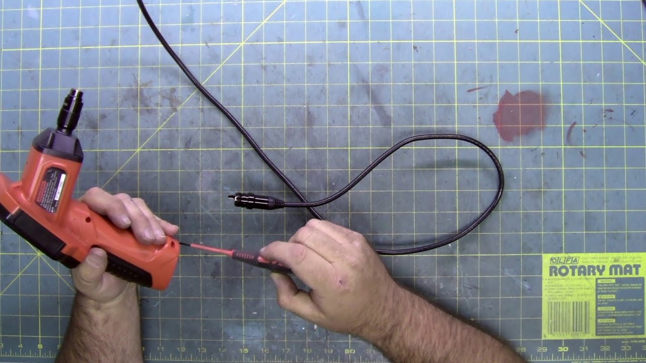Ames Inspection Camera Repair - No Video, Broken Pin in Camera Cable