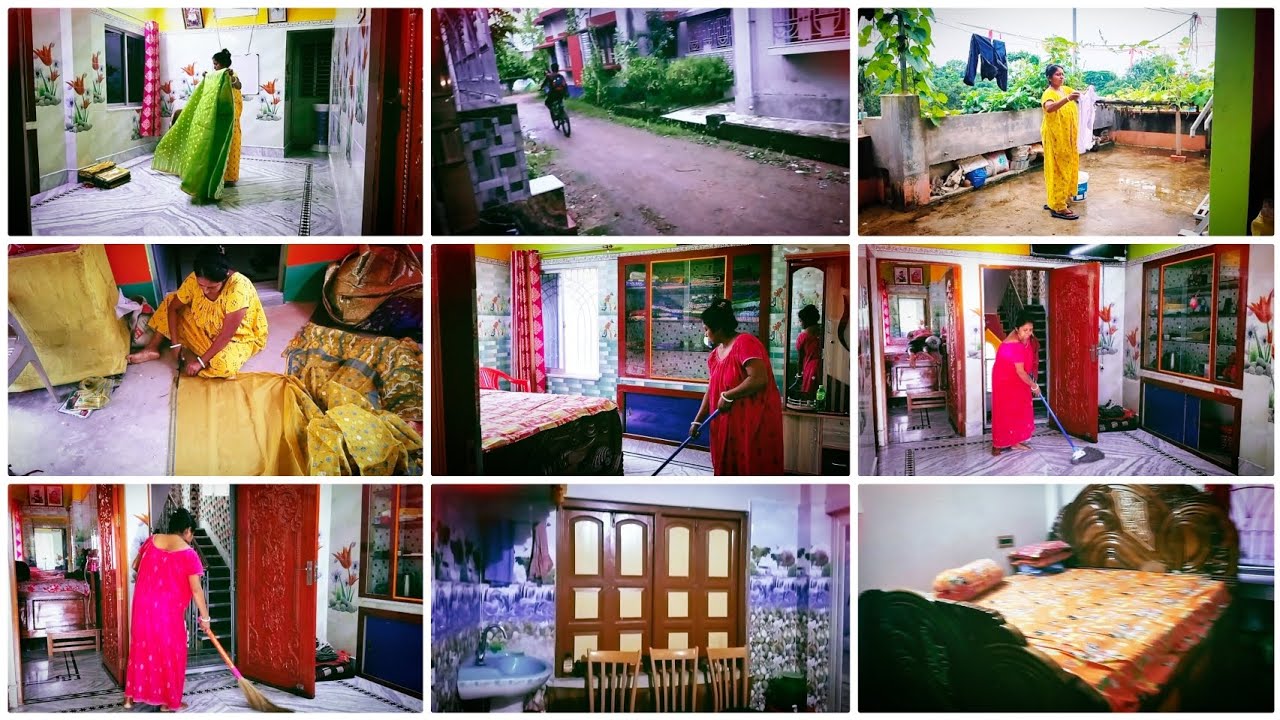 ভোর 5:00 টায় উঠে ঘরের সমস্ত কাজ  complete করেছি। আজকে পূজার সব শাড়ি পিকো করেছি।।#lifestyle #vlog 