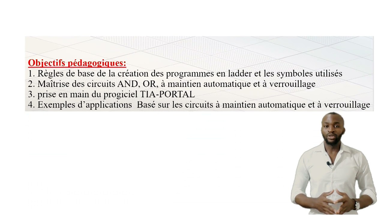 Module 3 Programmation des automates  en ladder