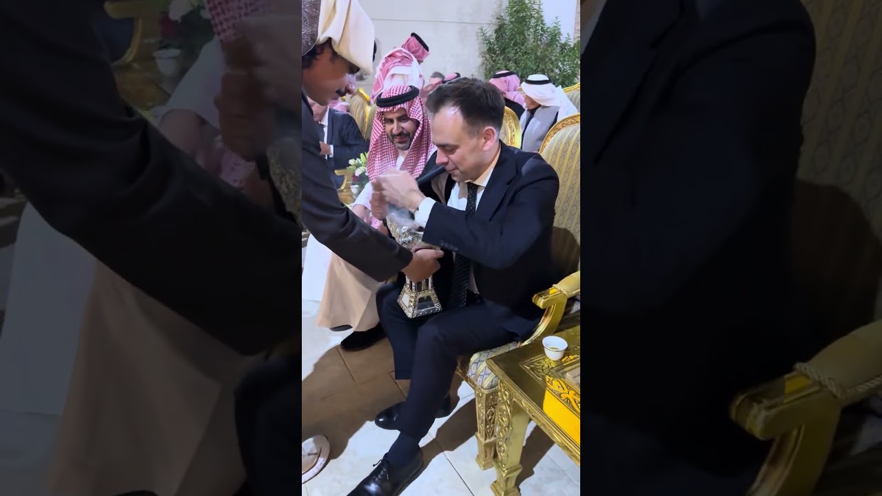 وزير الماليه و الاقتصاد البولندي في ضيافه أ. عبدالله بن محمد ابودبيل 
