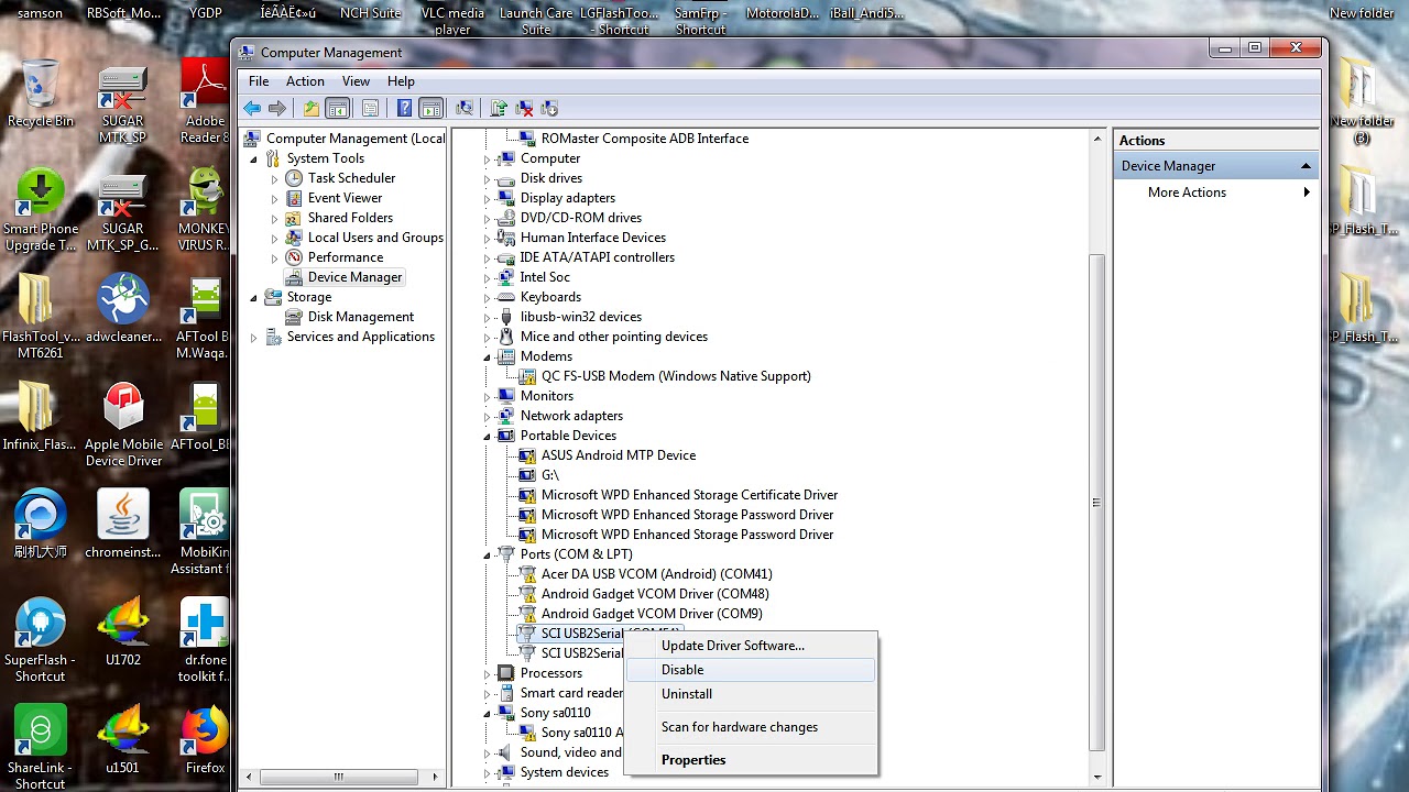 Spd sci usb driver instal