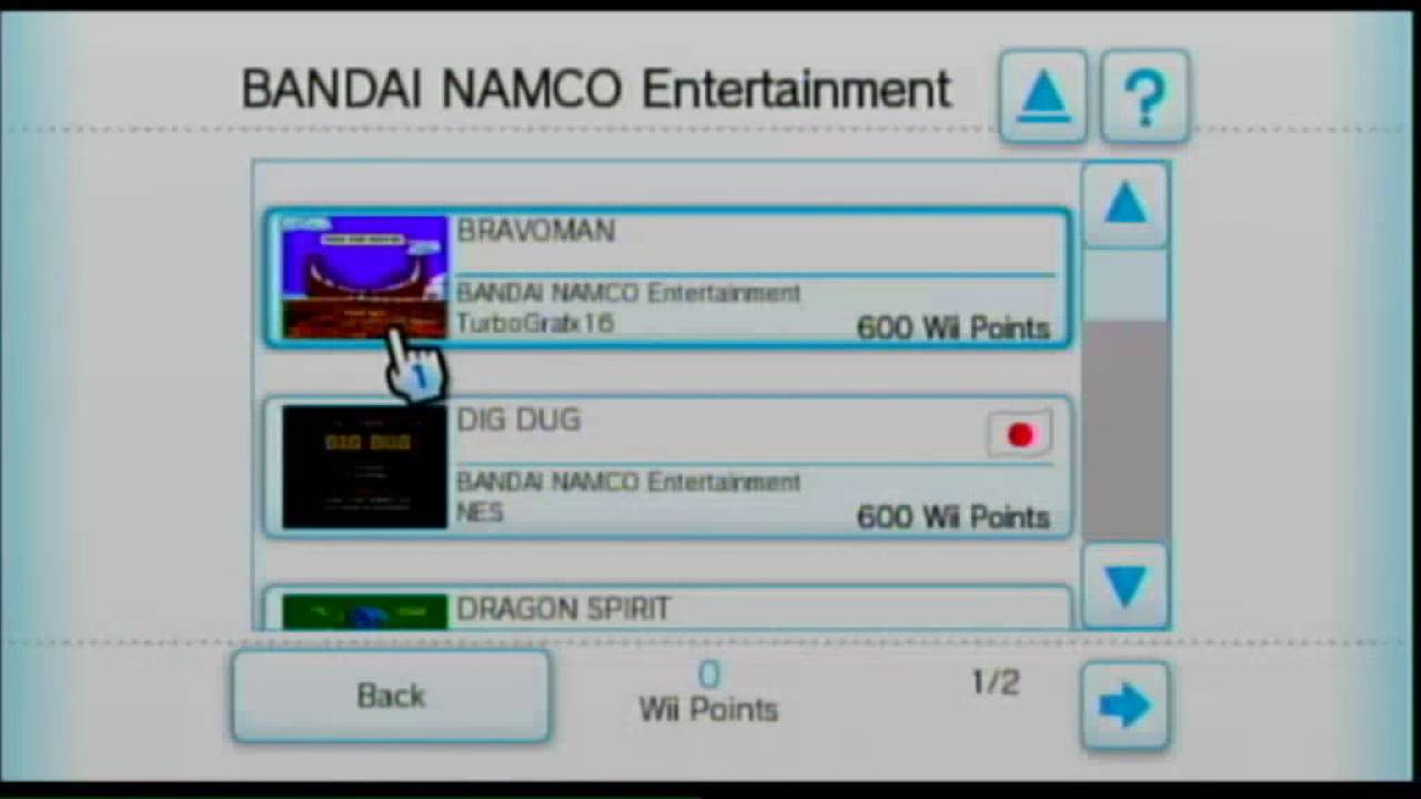 Browsing the Wii Shop Channel in 2016
