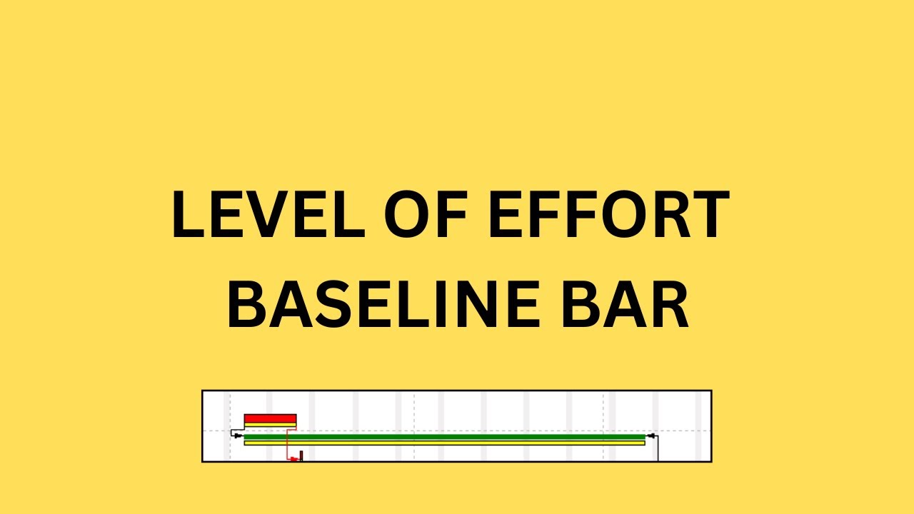 How to Create Level of Effort (LOE) Baselines in Primavera P6