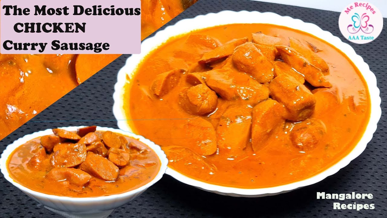 Delicious Chicken Sausage Curry Indian /Mangalore Style |Easy Curried Sausages |Chicken Franks