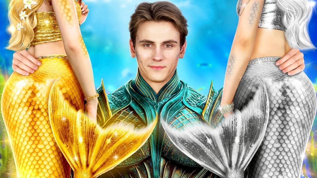 Silver VS Gold Mermaid || Mermaid and Vampire Became Parents