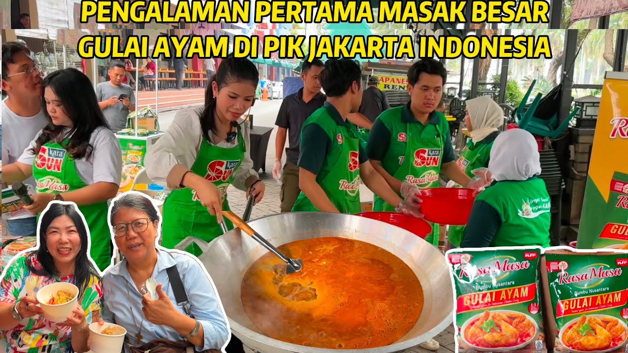 PERTAMA KALI MASAK BESAR DI INDONESIA: SAT SET DENGAN BUMBU SIAP MASAK, RAME, SERU DAN MENYENANGKAN