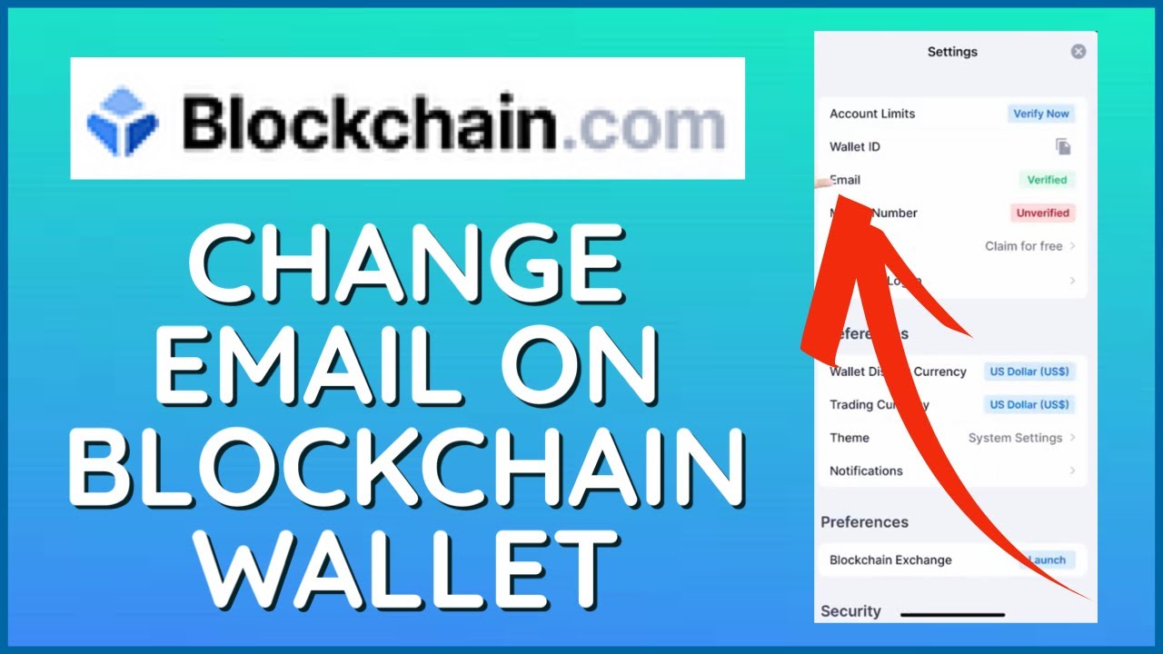 How to Change Your Email on Blockchain Wallet 2023?