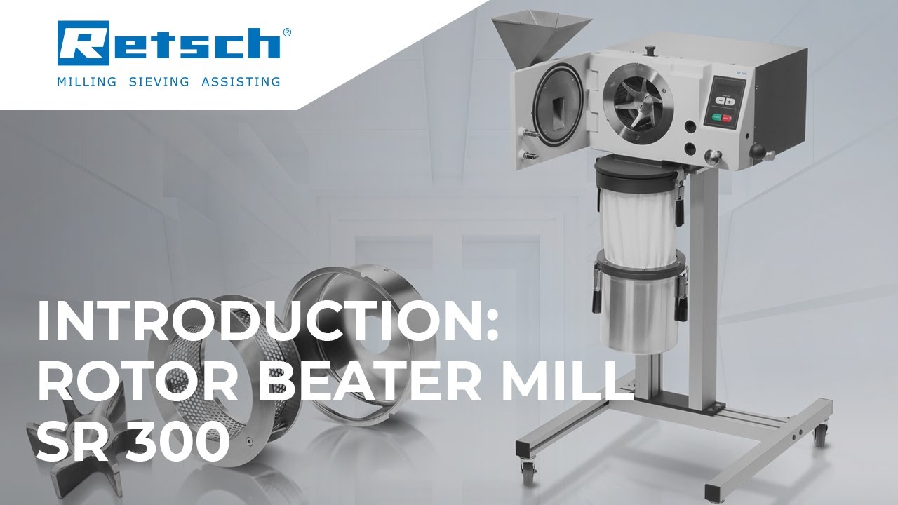 Rotor Beater Mill SR 300 #RETSCH #rotormill #laboratoryinstruments