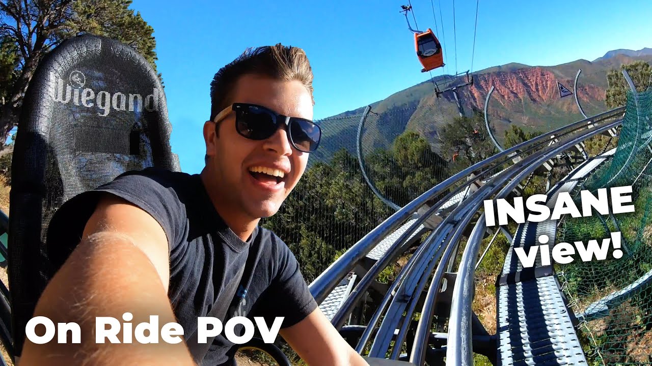 Is This the Best Mountain Coaster in America? Glenwood Caverns Alpine Coaster On Ride POV