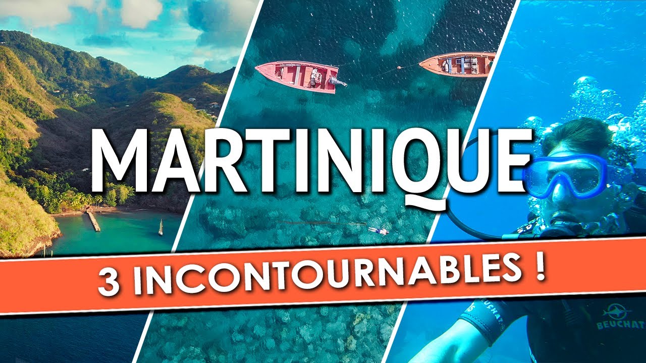 MARTINIQUE : 3 SPOTS &Eacute;TONNANTS (au nord, centre, et sud)