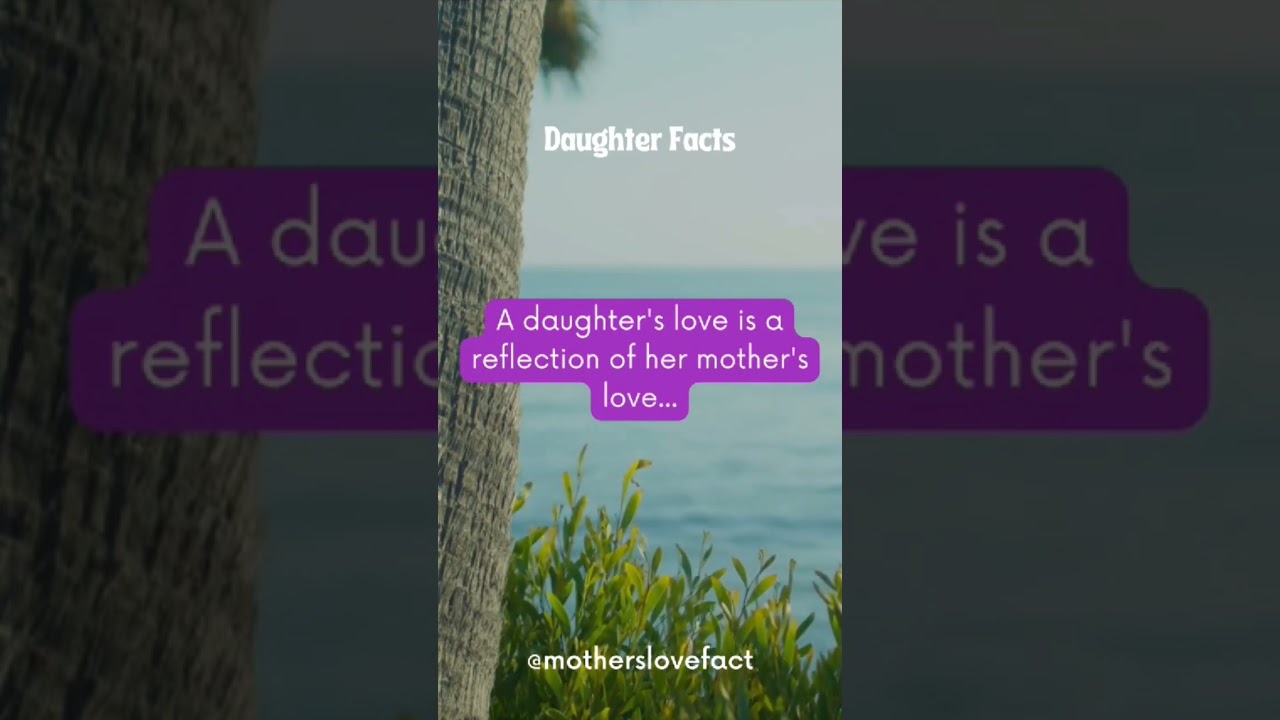 A Chain of Love: From Mother to Daughter ❤️ #shorts #psychologyfacts #subscribe