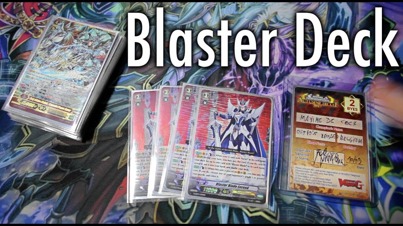 BLASTER Deck Profile (1st Place Shop Challenge / Post GBT11)