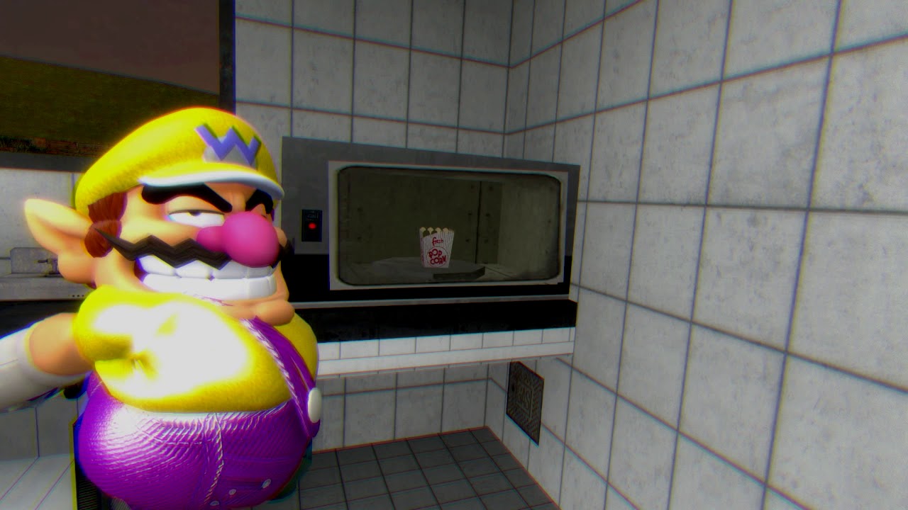 Wario dies making popcorn