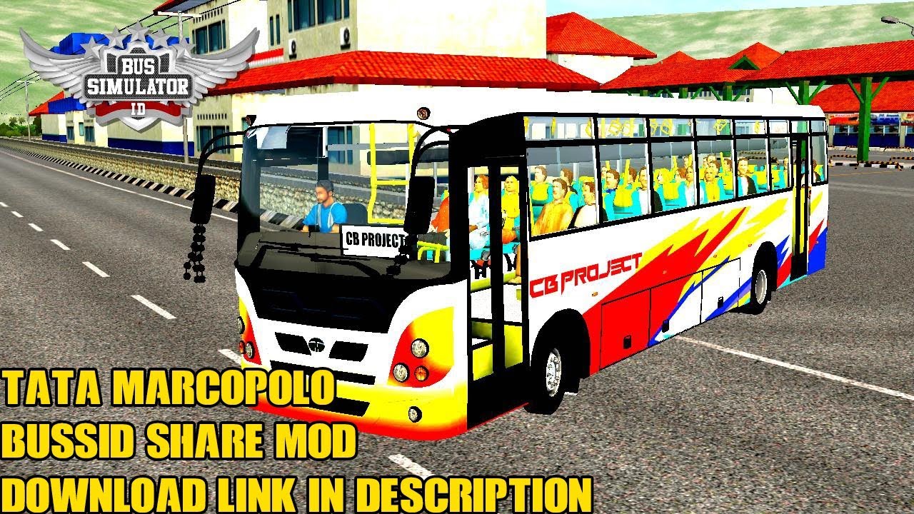 Bussid _ Tata Marcopolo v3 bus mod for bus simulator Indonesia_bussid bus mod