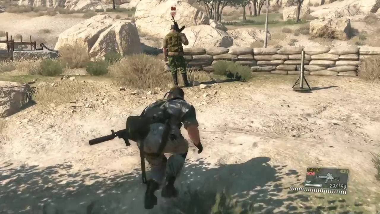 MGSV  Phantom Pain - Creative Infiltration (how to big Boss)