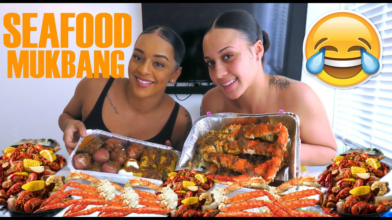 Eat With Paige #1 | Seafood Boil | FUNNIEST MUKBANG EVERRRRRR!
