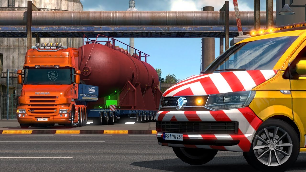 Special Transport with T580 V8 - Euro Truck Simulator 2 Gameplay (Full Drive/no timelapse)