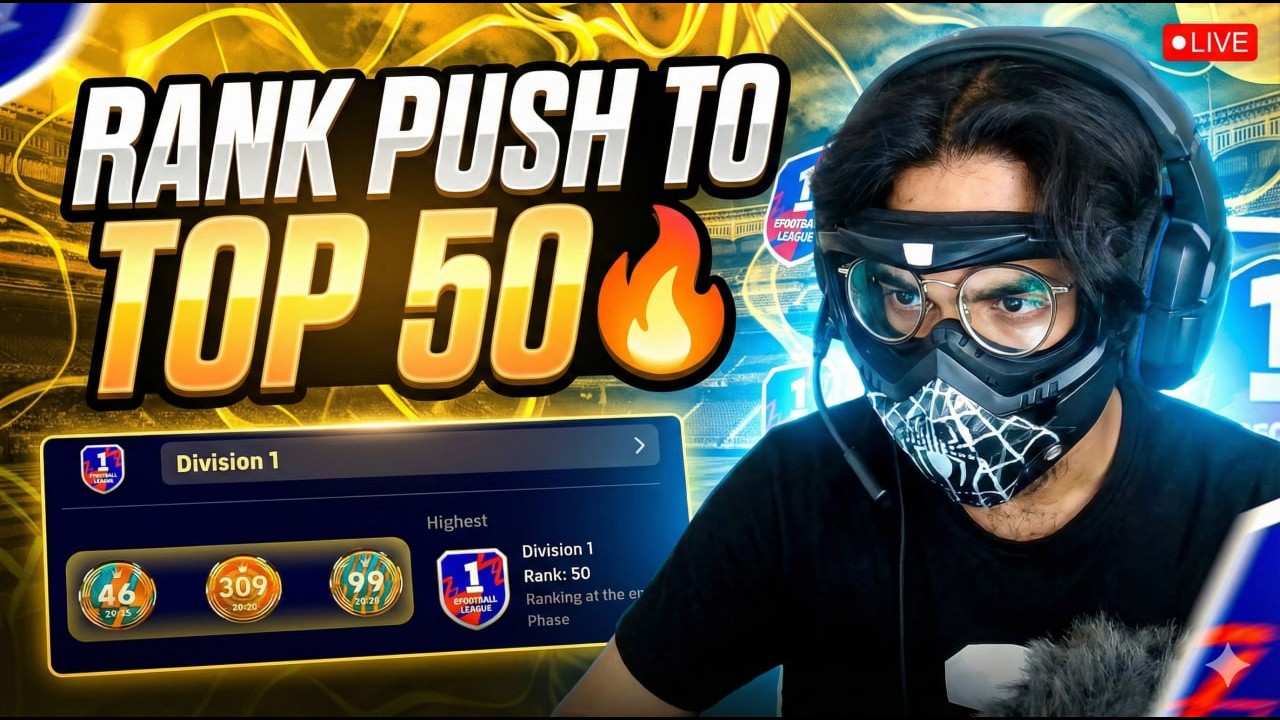 eFootball 2026 RANK PUSH ROAD TO 2100 RATING on Main Account 🔥 | Let’s Goo Live