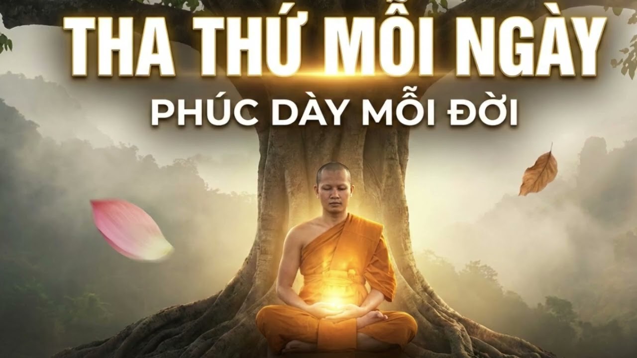 MỖI NGÀY THA THỨ MỘT ÍT – CON ĐANG TÍCH PHÚC DÀY CHO MÌNH | Phật Dạy Buông Oán Để An Nhiên Cả ĐỜI