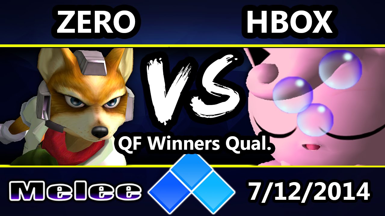 EVO 2014 - CT | Zero (Fox) Vs. Crs.Hungrybox (Jigglypuff) SSBM Winners Top 16 Qualifier - Melee