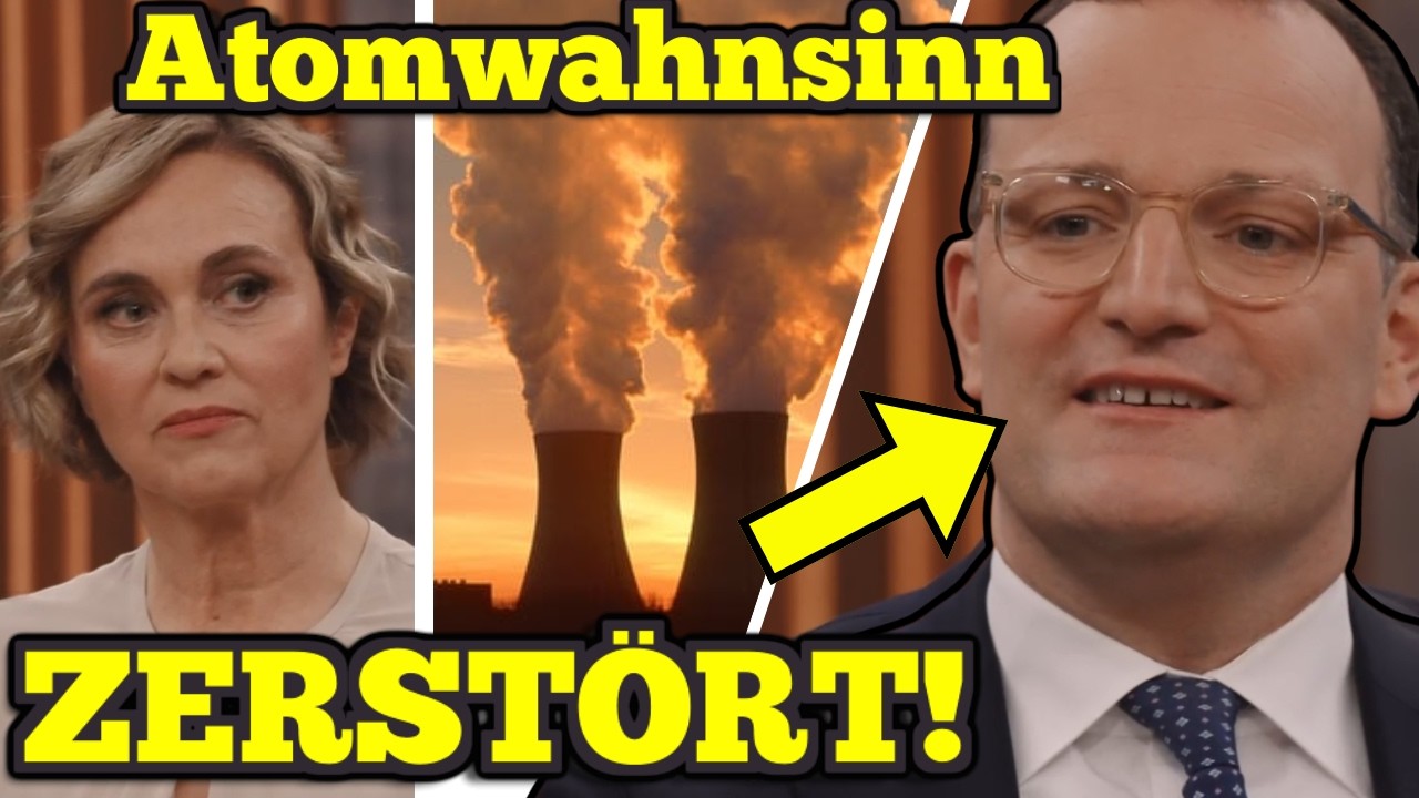 Jens Spahn Bekommt LEKTION Erteilt! | Peinlicher Atomwahnsinn Zerlegt! |Miosga Kontert Mit Merz!
