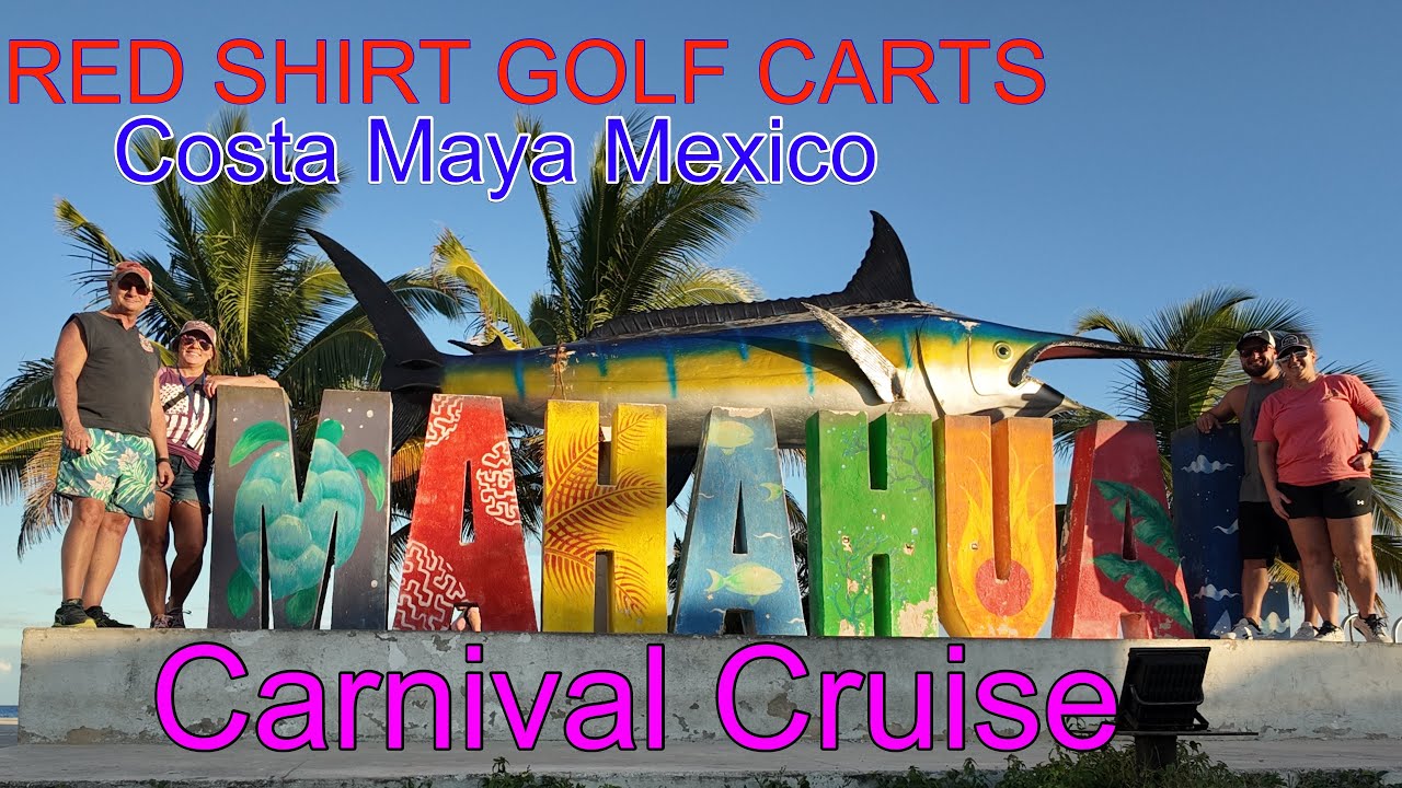Red Shirt Golf Carts Costa Maya