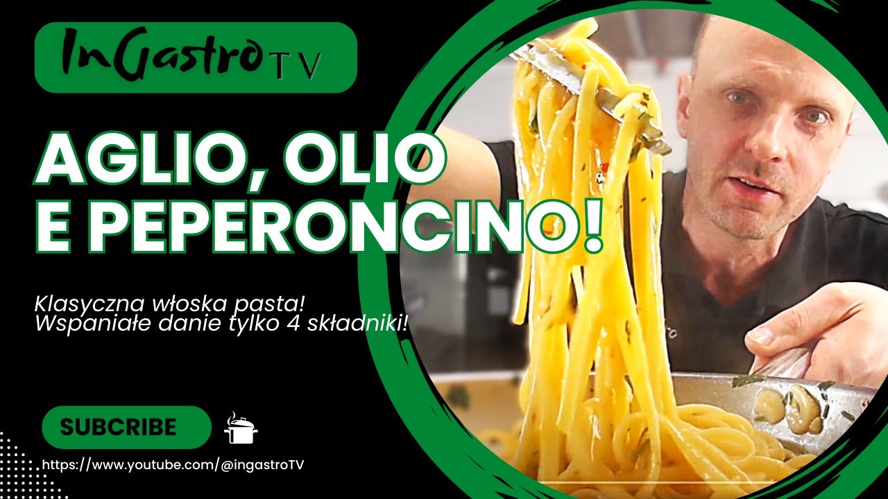 Jak zrobić AGLIO, OLIO e peperoncino? Klasyczna włoska pasta! Wspaniałe danie i tylko 4 składniki!