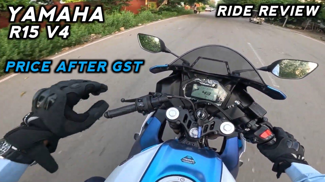 New Yamaha R15 V4 Matte Pearl White Ride Review | On Road Price and New Colour
