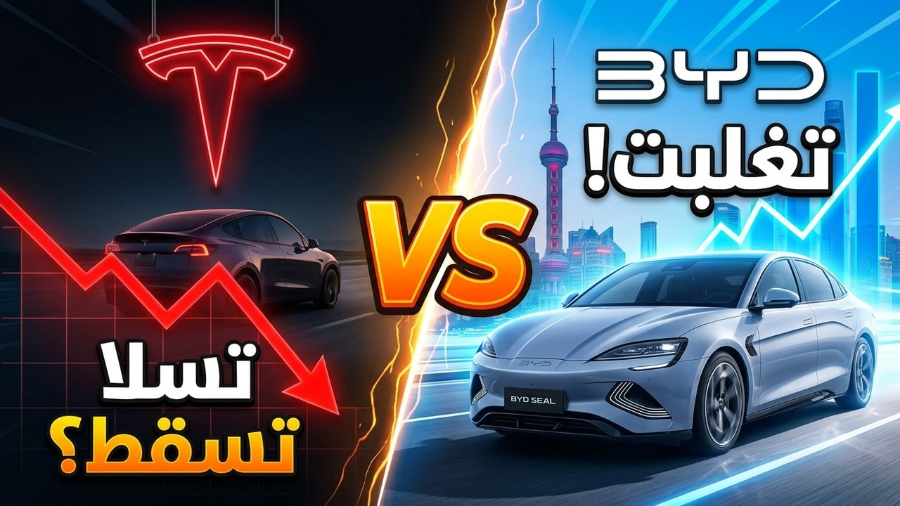 BYD vs Tesla: مين اللي بيفوز فعلا والسبب بتاع الخوف!
