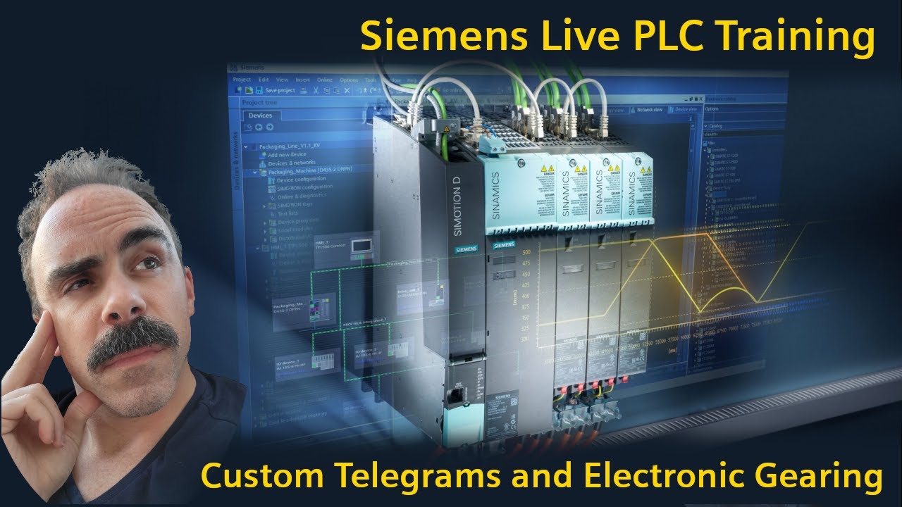 Siemens Servo Drive Programming: Custom Telegrams, Synchronizing 2 Axes, and MORE